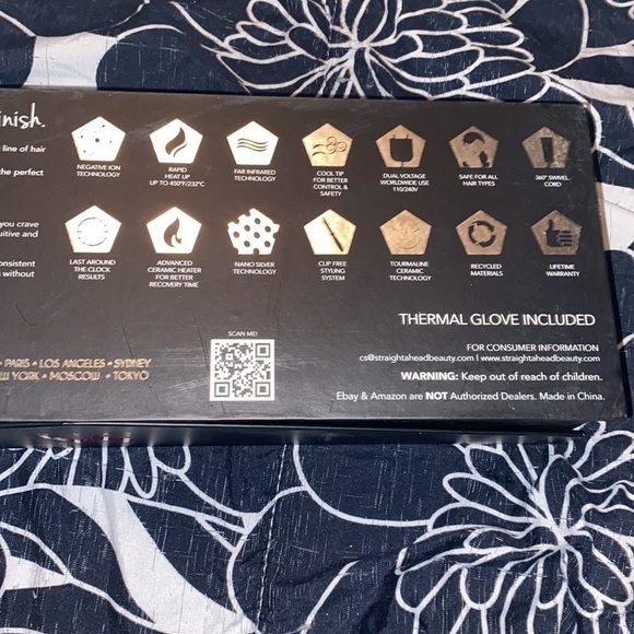 Straight Ahead 3/4" Pro Styling Wand - Silver Collection  (Brand New) - Picture 11 of 11